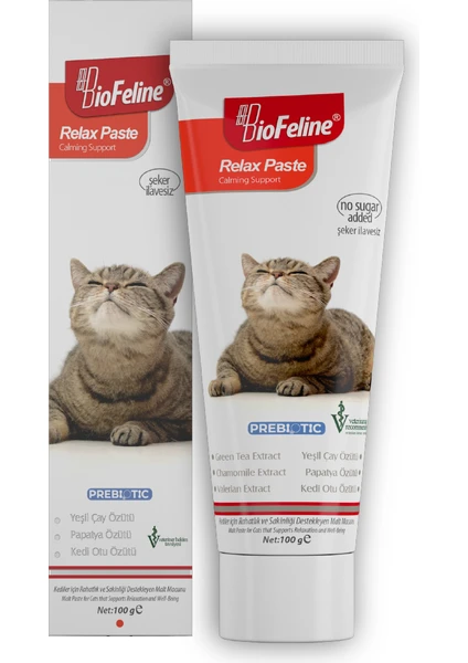 Relax Paste 100 gr (Kedi Sakinleştirici Macun)