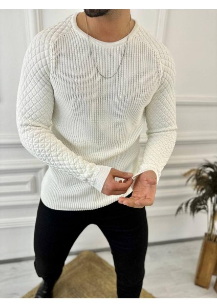 Kazak Örme Tüylenmez Naturel Pamuk Triko Kazak modelleri