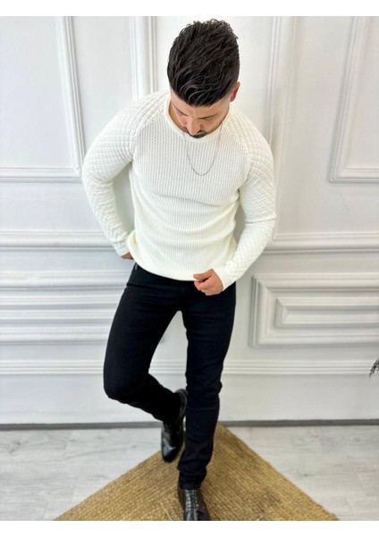 Kazak Örme Tüylenmez Naturel Pamuk Triko Kazak indirimleri