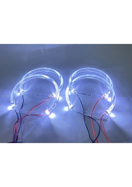 Bmw Angel Eyes 131MM 4 Adet Angel Halka Cree LED 12V