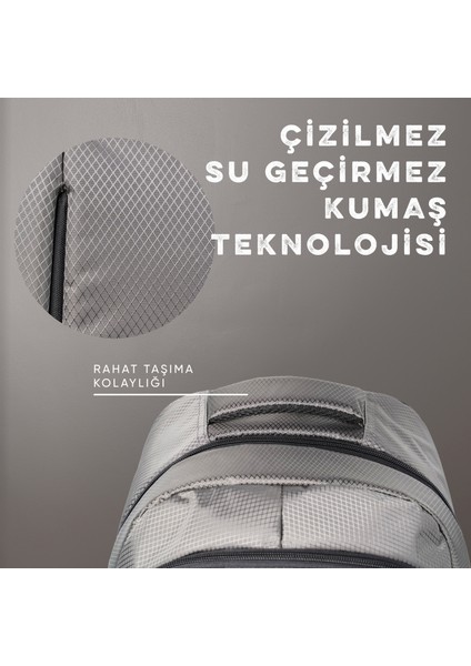 Spectra 15,6 Inç Uyumlu Gri Laptop Sırt Çantası indirimleri