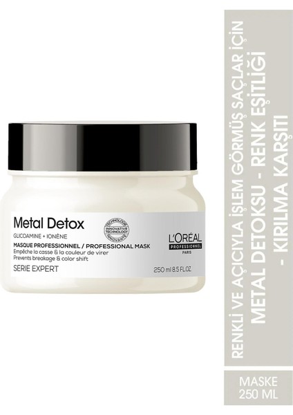 Serie Expert Metal Detox Arındırıcı Profesyonel Saç Bakım Seti Kutulu modelleri