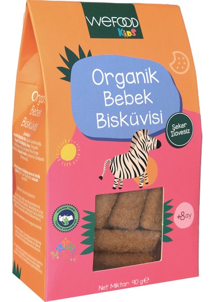 Kids Organik Bebek Bisküvisi 90 gr 8683347030460