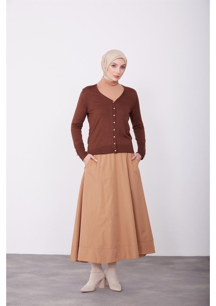 Hırka 23KD2802 Kahverengi