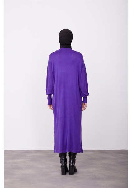 Tunik Elbise 23KD4249 Mor