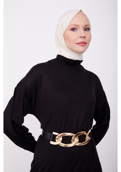 Tunik Elbise 23KD4249 Siyah modelleri
