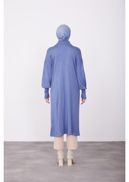 Tunik Elbise 23KD4249 Indigo