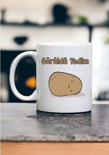 Yeni Yıl Kupası - Yeni Yıl Komik Kupa Patates