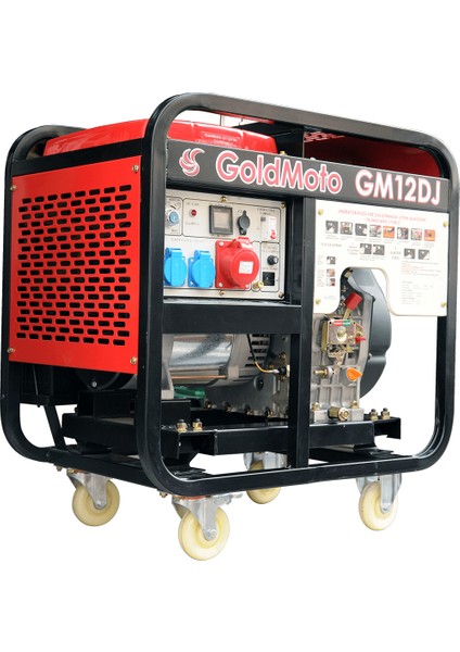 Goldmoto GM12DJ Marşlı 10 Kva Monofaze Dizel Jeneratör