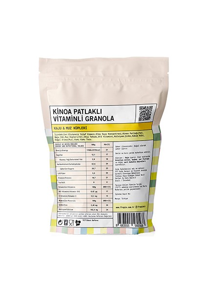 Kids  granola - Kaju & Muz Küpleri 240 gr