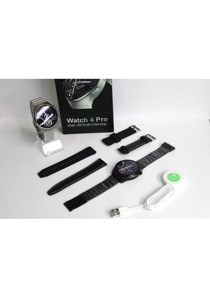 Haino Teko Watch 4 Pro RW32 Curved Amoled Ekran 3 Kordon Akıllı Saat