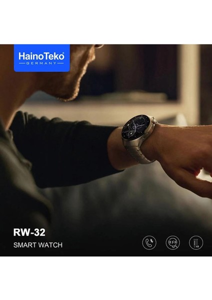 Haino Teko Watch 4 Pro RW32 Curved Amoled Ekran 3 Kordon Akıllı Saat