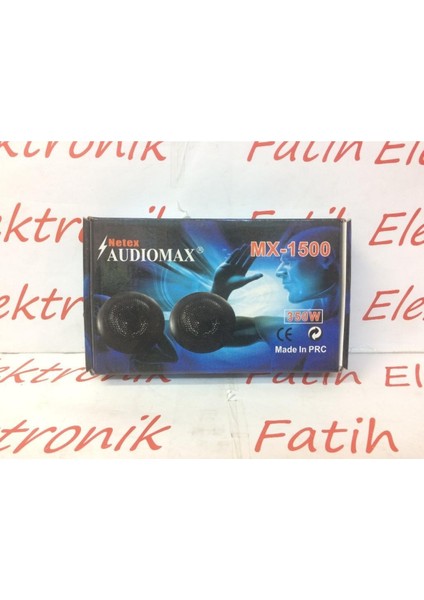 MX-1500 350 Watt Tweeter Oto Hoparlör Tiz