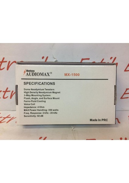 MX-1500 350 Watt Tweeter Oto Hoparlör Tiz modelleri