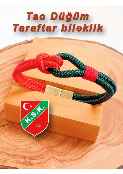 Karşıyaka Taraftar Bileklik Magnet Kapama Tao Düğüm 18/19/20/21/22 Cm.