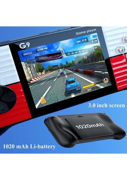 G9 Game Box Retro Atari Mini Taşınabilir Tv Oyun Konsolu 666 Oyunlu fırsatları