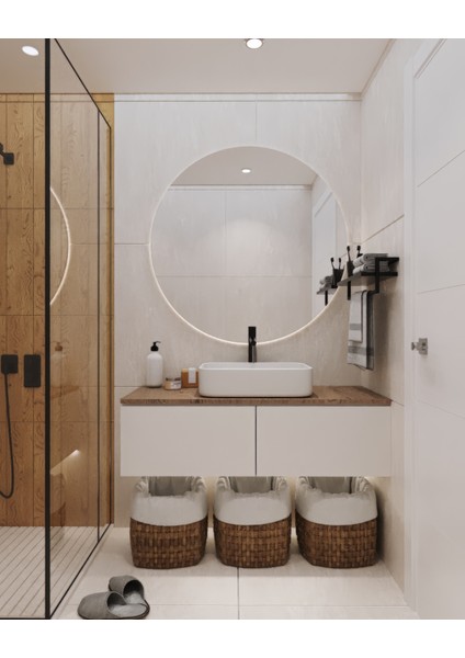 Havluluk - Duvara Monte Raf Aksesuarlık - Şal Askılığı - Banyo ve Mutfak Düzenleyici Çok Amaçlı Raf indirimleri