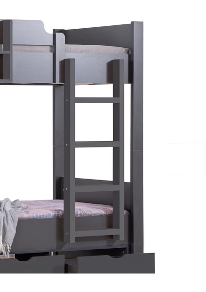 Ranza, Asya Ayrılabilir Çekmeceli Ranza + 2 Comfort Yatak