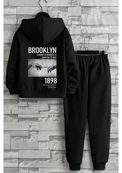 Only Trendwear  Çocuk 1898 Brooklyn Baskılı Eşofman Takımı