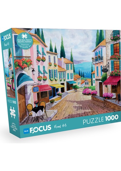 1000 Parça Puzzle - Beautıful Coastal Street (Güzel Sahil Caddesi)