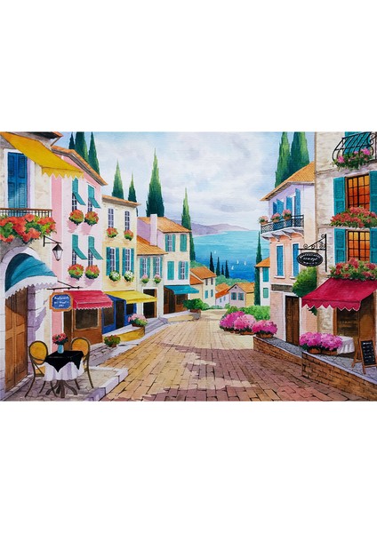 1000 Parça Puzzle - Beautıful Coastal Street (Güzel Sahil Caddesi)