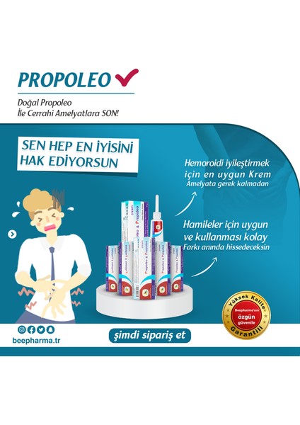 Propoleo&Propoleo Bal ve Propolis Özlü Krem 40g fırsatları