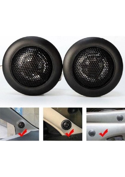 E Otomarket MA260 Dome Tweeter 120W Tiz Hoparlör 2 Adet