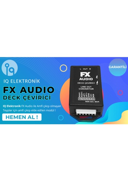 Deck Çevirici Iq Elektronik Amfi Dönüştürücü fiyatları