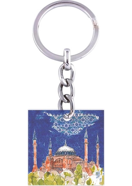 Ayasofya Camii Pleksi Anahtarlık