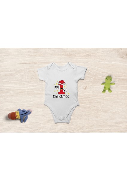 Özel Tasarım Patron Bebek Mekanın Sahibi Yeni Geldi Yazılı Bebek Body Beyaz Badi Zıbın