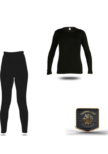 Thermalluxe Kadın Termal Içlik Alt ve Üst Takım Olarak Set Halinde