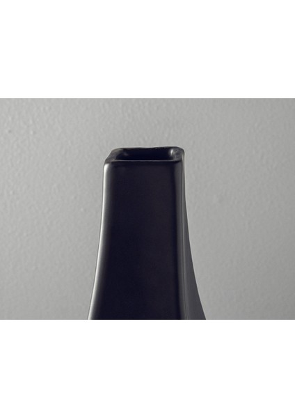 Kelsey Stoneware Vazo 28X18X48 cm Siyah modelleri