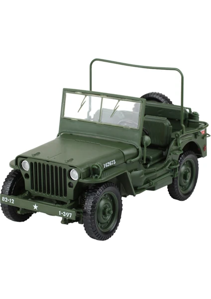 1/18 Askeri Jeep Oyuncak Araba Askeri Taktikler (Yurt Dışından)