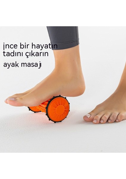 Yoga Kas Masajı Rulo Ayak Mühendisliği Rulo Masaj Cihazı (Yurt Dışından)