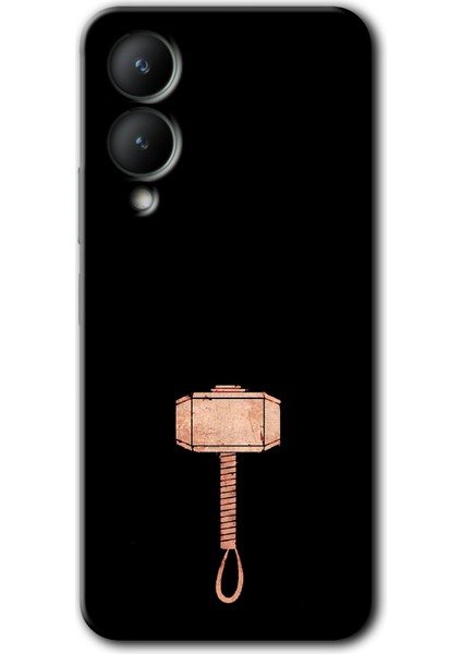 Vivo Y17S Kılıf Hd Desen Baskılı Arka Kapak - Thor Çekiç