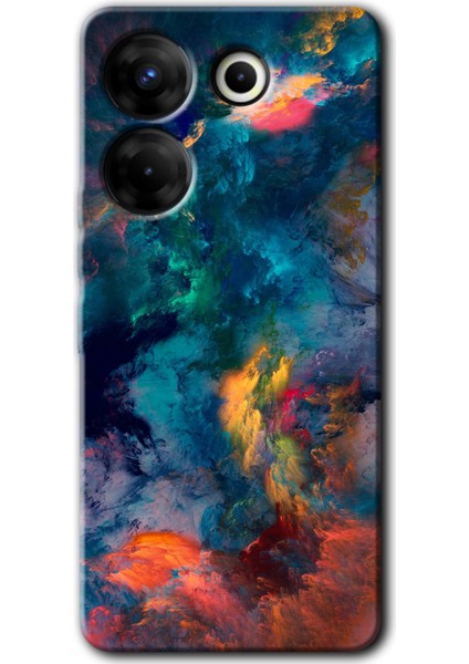 Tecno Camon 20 Pro 4g Kılıf Hd Desen Baskılı Kılıf - Color Storm