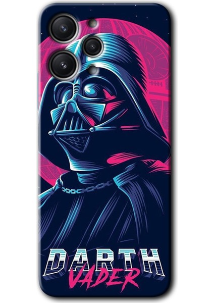 Redmi 12 Kılıf Hd Desen Baskılı Arka Kapak + Kırılmaz Cam - Darth Vader