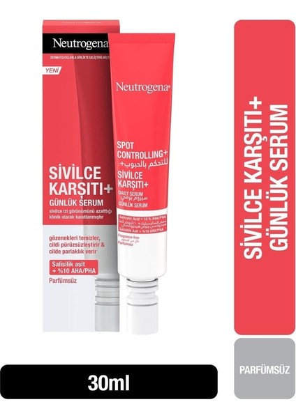 Sivilce Karşıtı + Serum 30 ml x 2 Adet (Yeni Ürün)