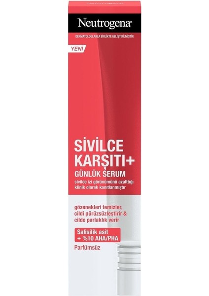 Sivilce Karşıtı + Serum 30 ml x 2 Adet (Yeni Ürün)