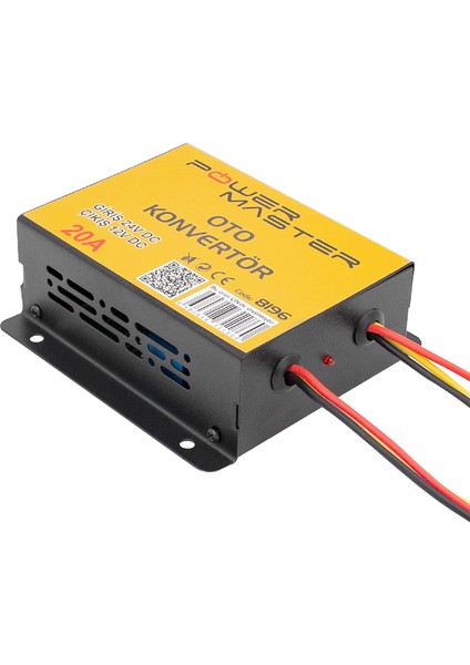 PM-8196 24V DC / 12V DC 20 AMPER OTO KONVERTÖR