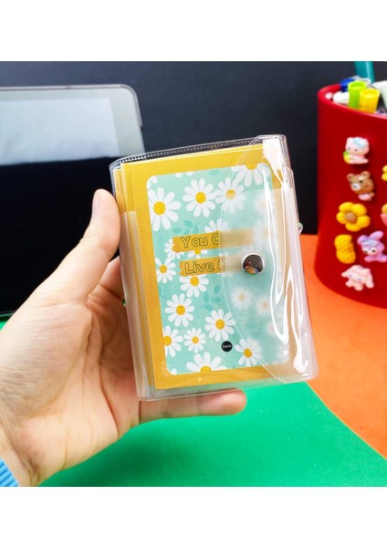 Papatya You Only Tasarımlı Pp Mini Çanta Defter ve Kalem Set