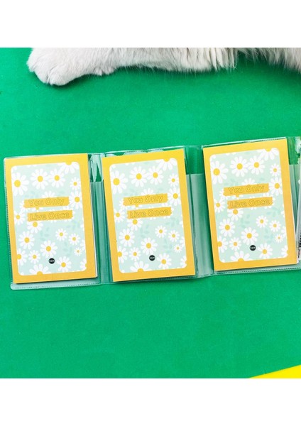 Papatya You Only Tasarımlı Pp Mini Çanta Defter ve Kalem Set