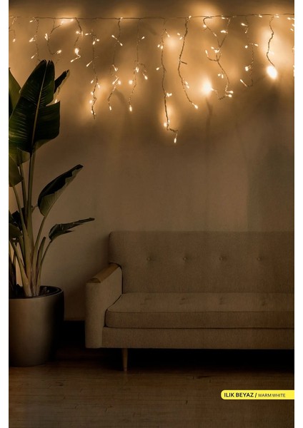 9W 192 Led'li Saçak Işık 3000K Ilık Beyaz AS90-00800