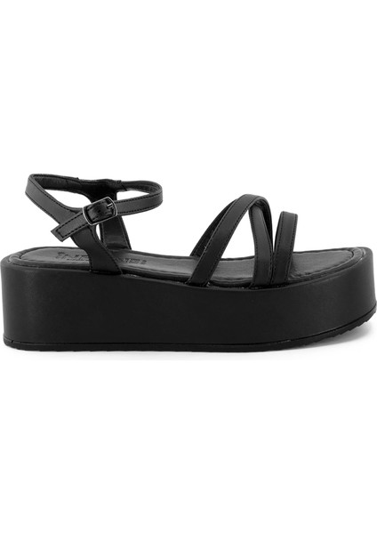 Elit INF1016C Kadın Sandalet Siyah