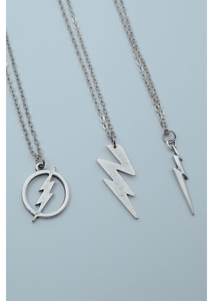 3'lü Şimşek Flash Gordon Kolye Seti