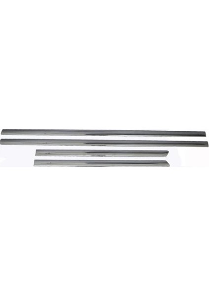 Alminox Oto Vw Bora Yan Kapı Çıtası 1998 - 2004 Arası 4 Parça Paslanmaz Çelik Krom