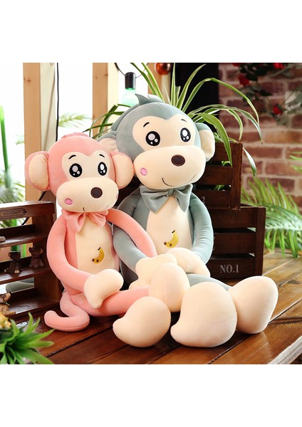 Luxix 40CMBEIBEI Maymun Peluş Oyuncak Hayvan Çocuk Kız Hediye Sevimli Bebek Uyku Yastığı Büyük (Yurt Dışından)