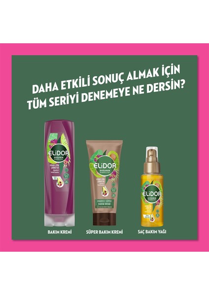 Doğanın Enerjisi Saç Bakım Şampuanı Avokado ve Üzüm Çekirdeği Yağı 400 ml