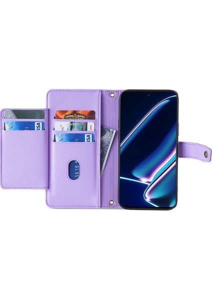 Realme 11X 5g / 11 Kasa Cüzdanı 2 Kayışlı Deri Cep Telefonu Kapağı (Yurt Dışından) fırsatları
