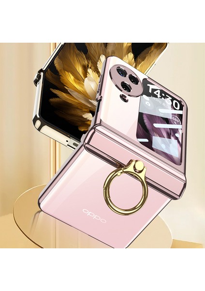 Oppo Find N3 Flip 5g Şeffaf Kılıf Kickstand Galvanik Pc Kapağı (Yurt Dışından) fırsatları